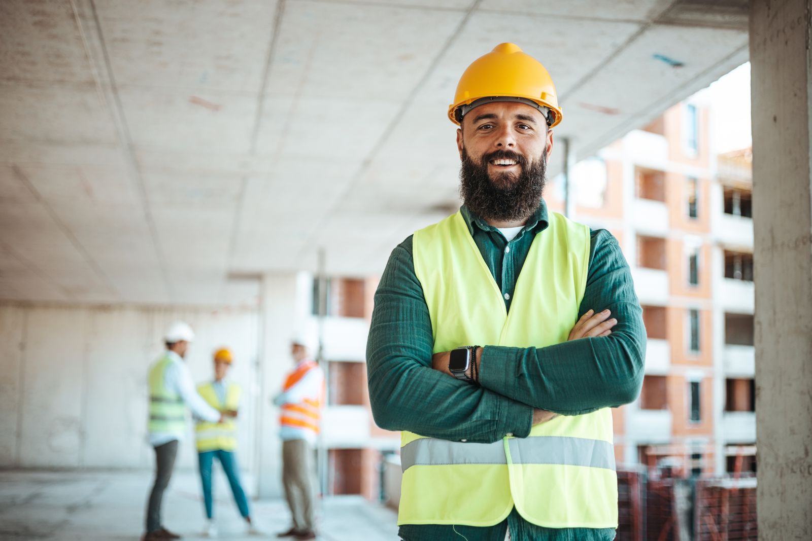 Worker smiling after getting workers' compensation